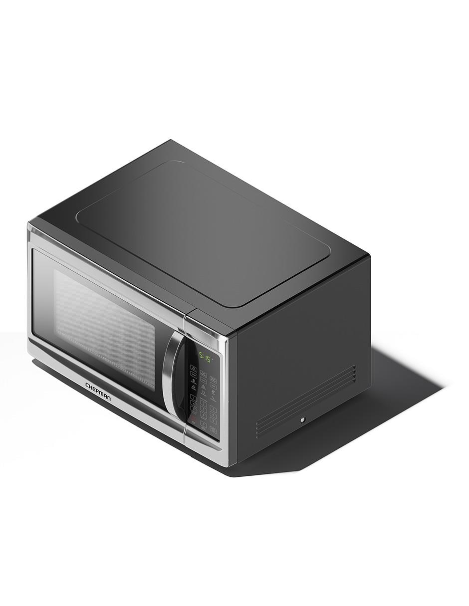 Horno de microondas convencional Chefman modelo RJ55-SS-13-MX de 1.3 pies cúbicos