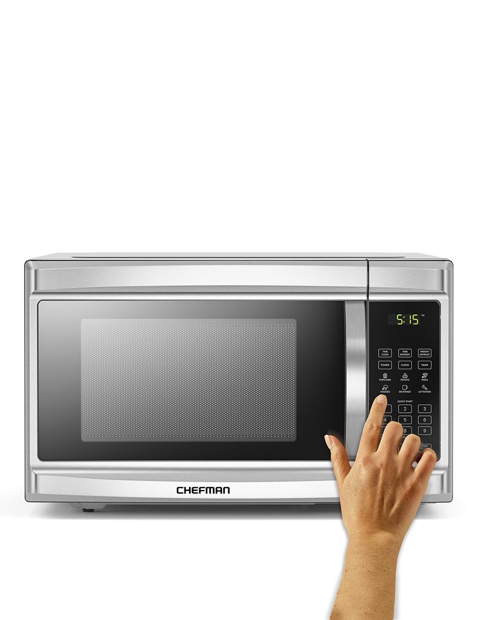 Horno de microondas convencional Chefman modelo RJ55-SS-13-MX de 1.3 pies cúbicos