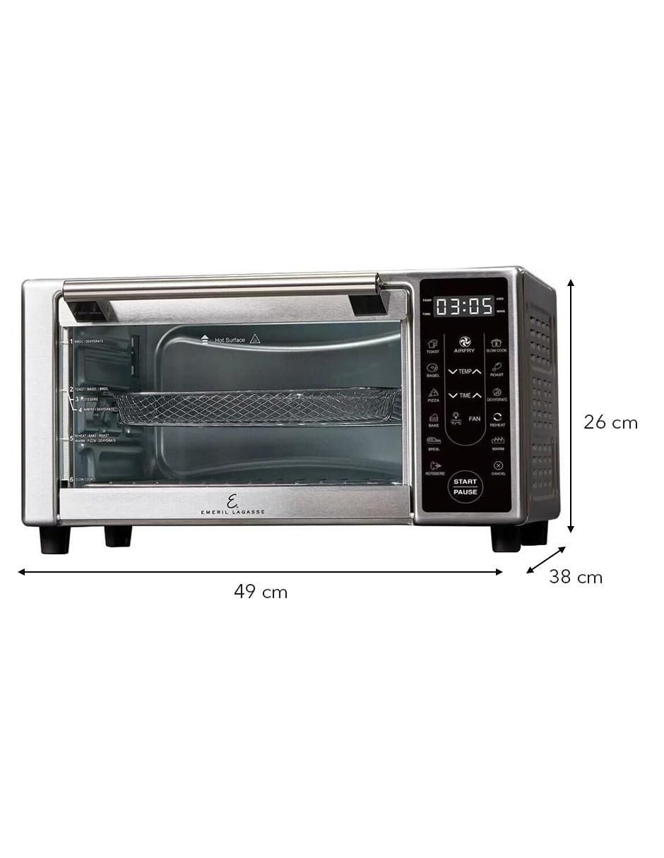 Horno eléctrico freidora Emeril Lagasse AFO-002 Power Airfryer 360 Plus 25 l