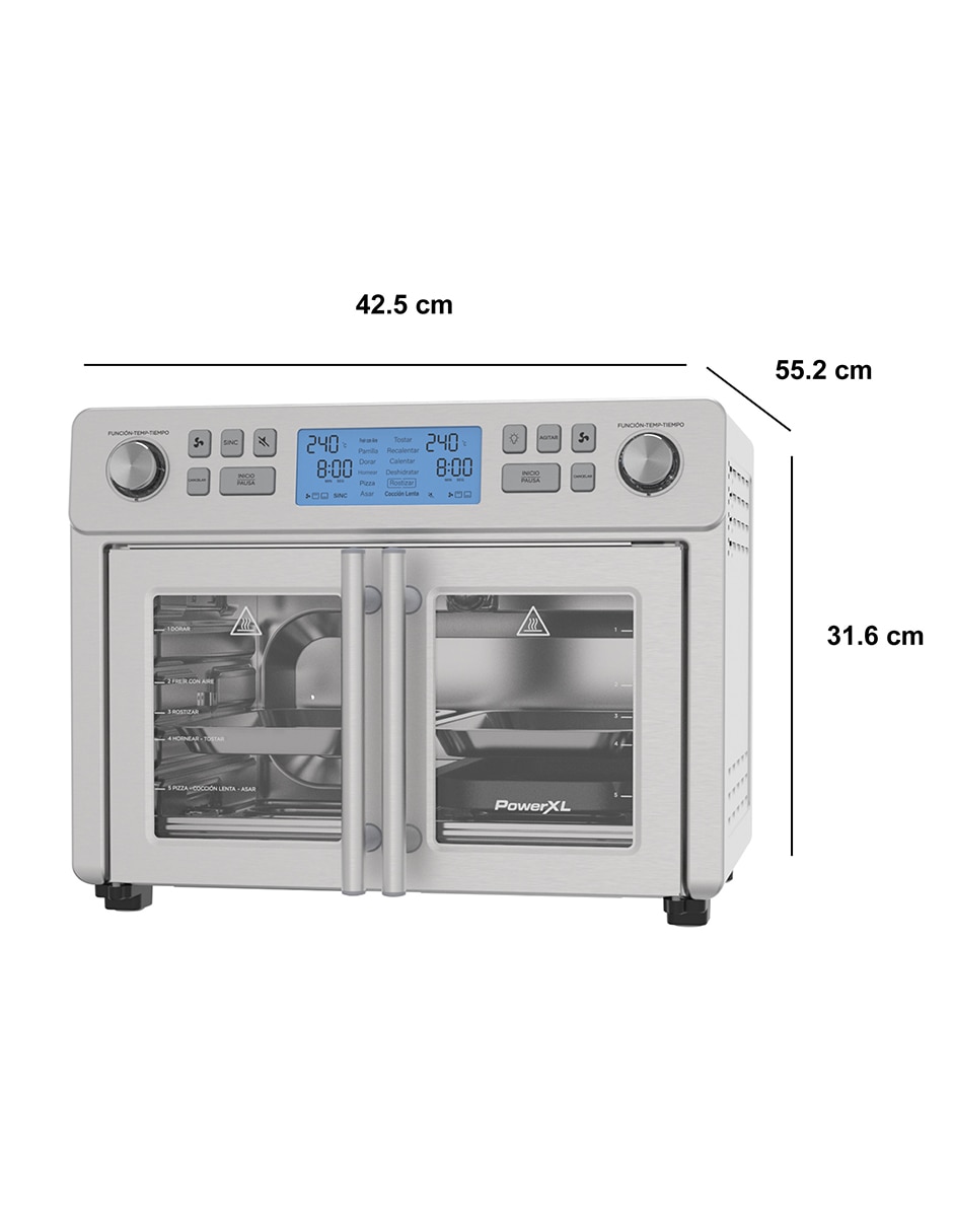 Horno eléctrico freidora TO68D5-2SPLA Smartsynx Duplex 24 l 8