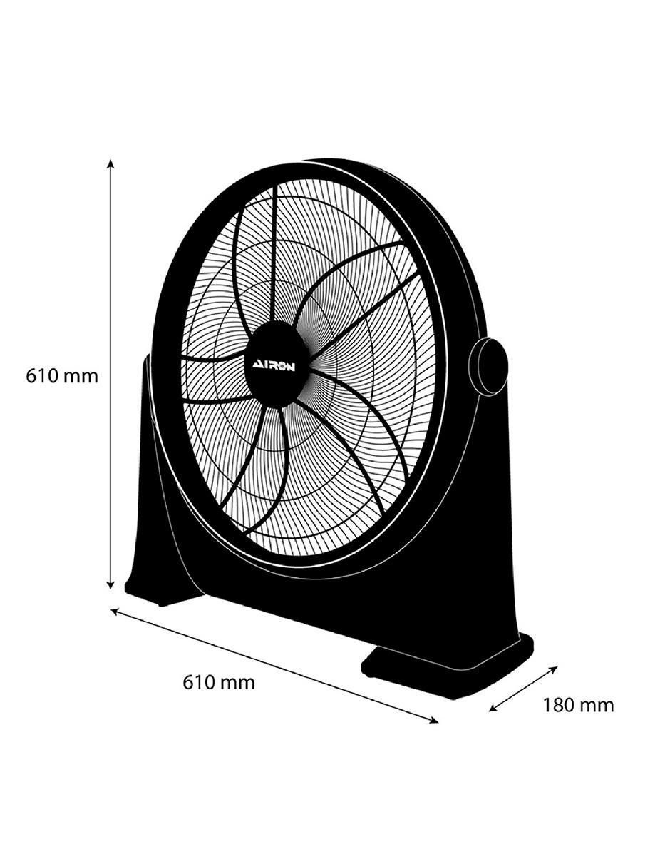 Ventilador de piso Airon 3 velocidades