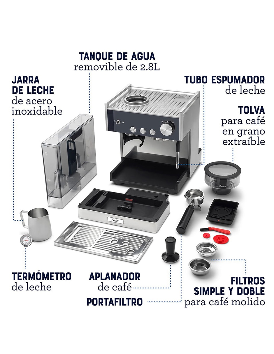 Cafetera con molino perfect brew máxima bvstem7400 3
