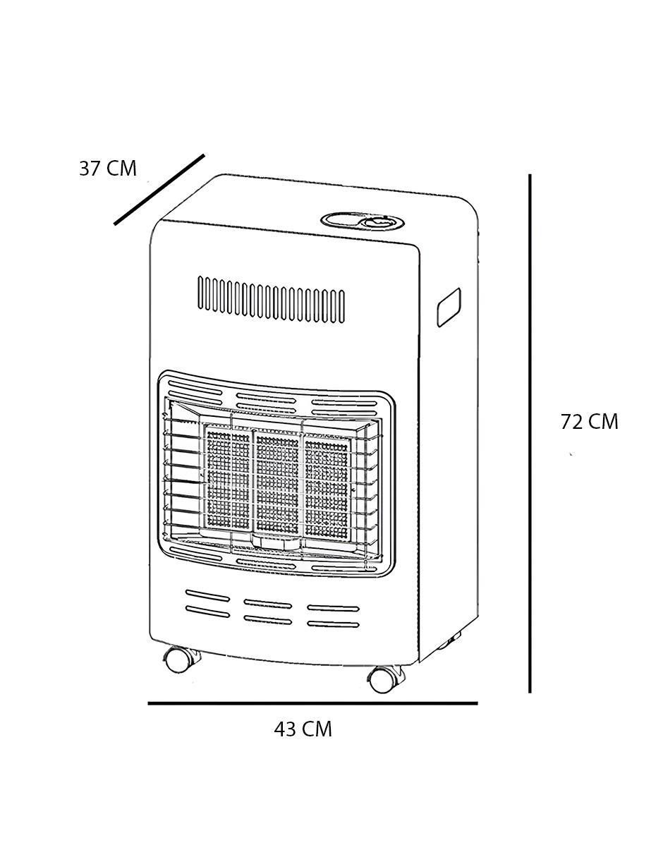 Calefactor portátil de gas 7