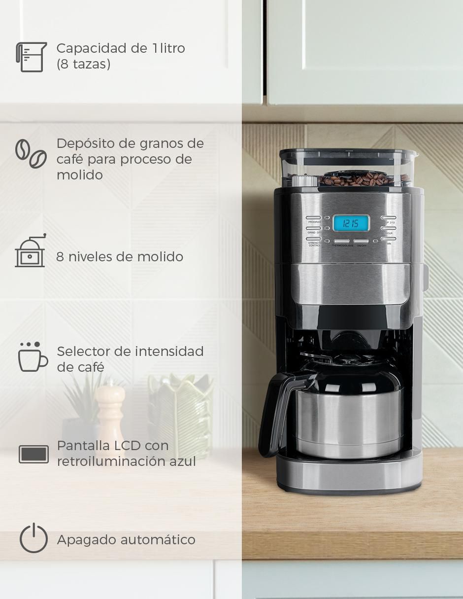 Cafetera con molino dcm-1989 Cafetera con molino dcm-1989
