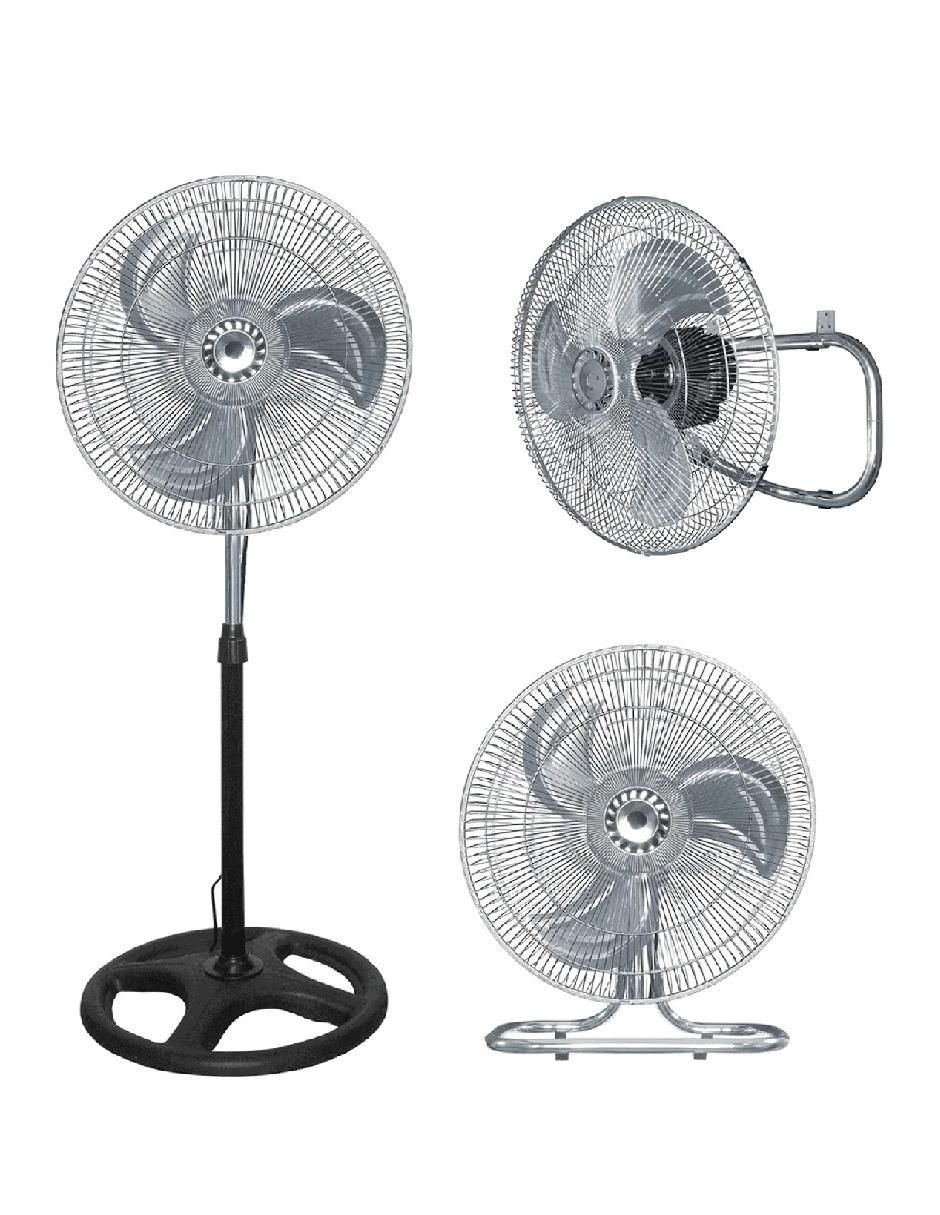 Ventilador 3 en 1 Adir con control remoto 3 velocidades