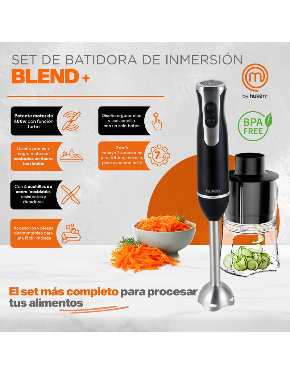Set batidora Masterchef 2 velocidades Mk-Hbs-7