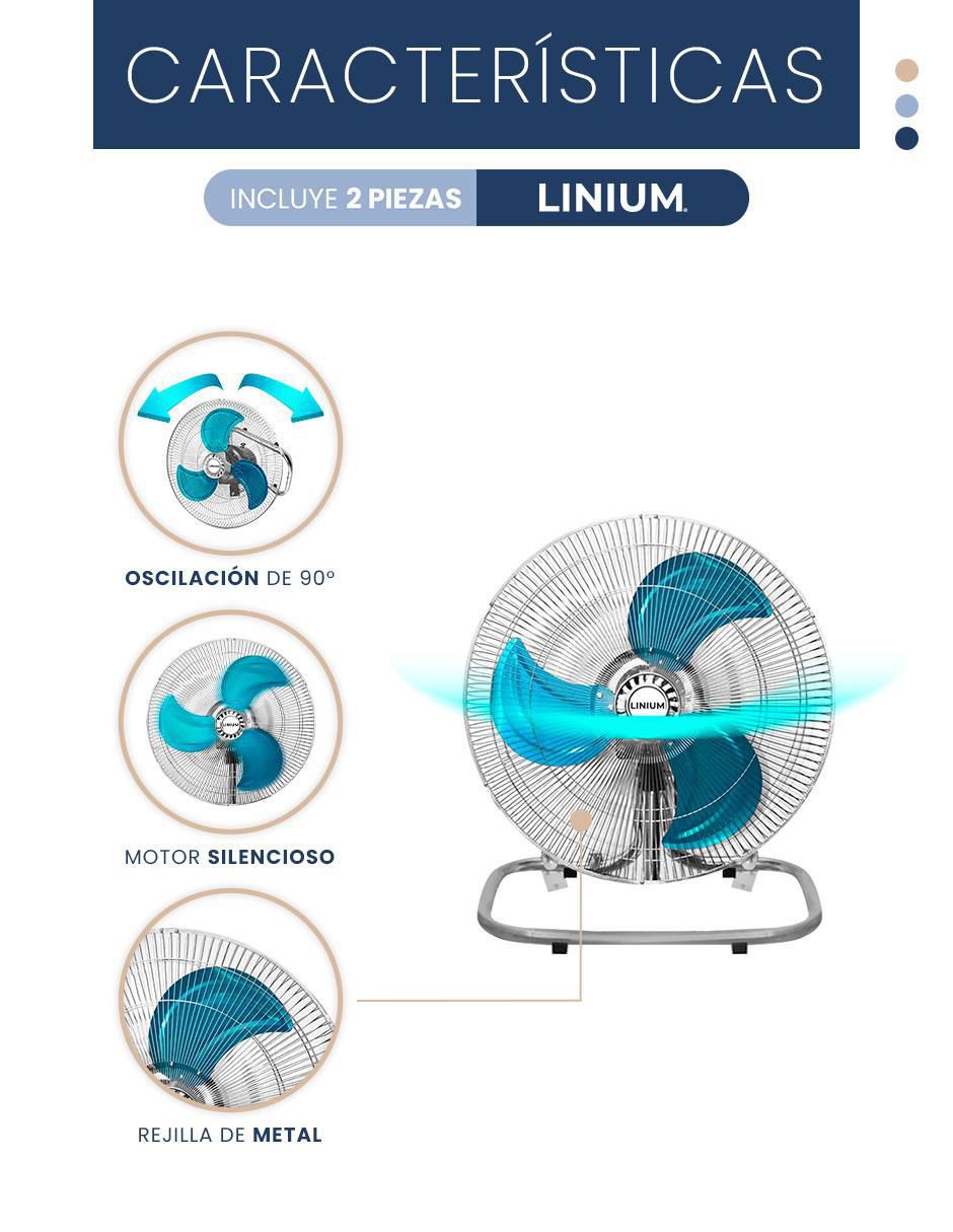 Ventilador 3 en 1 Linium 3 velocidades