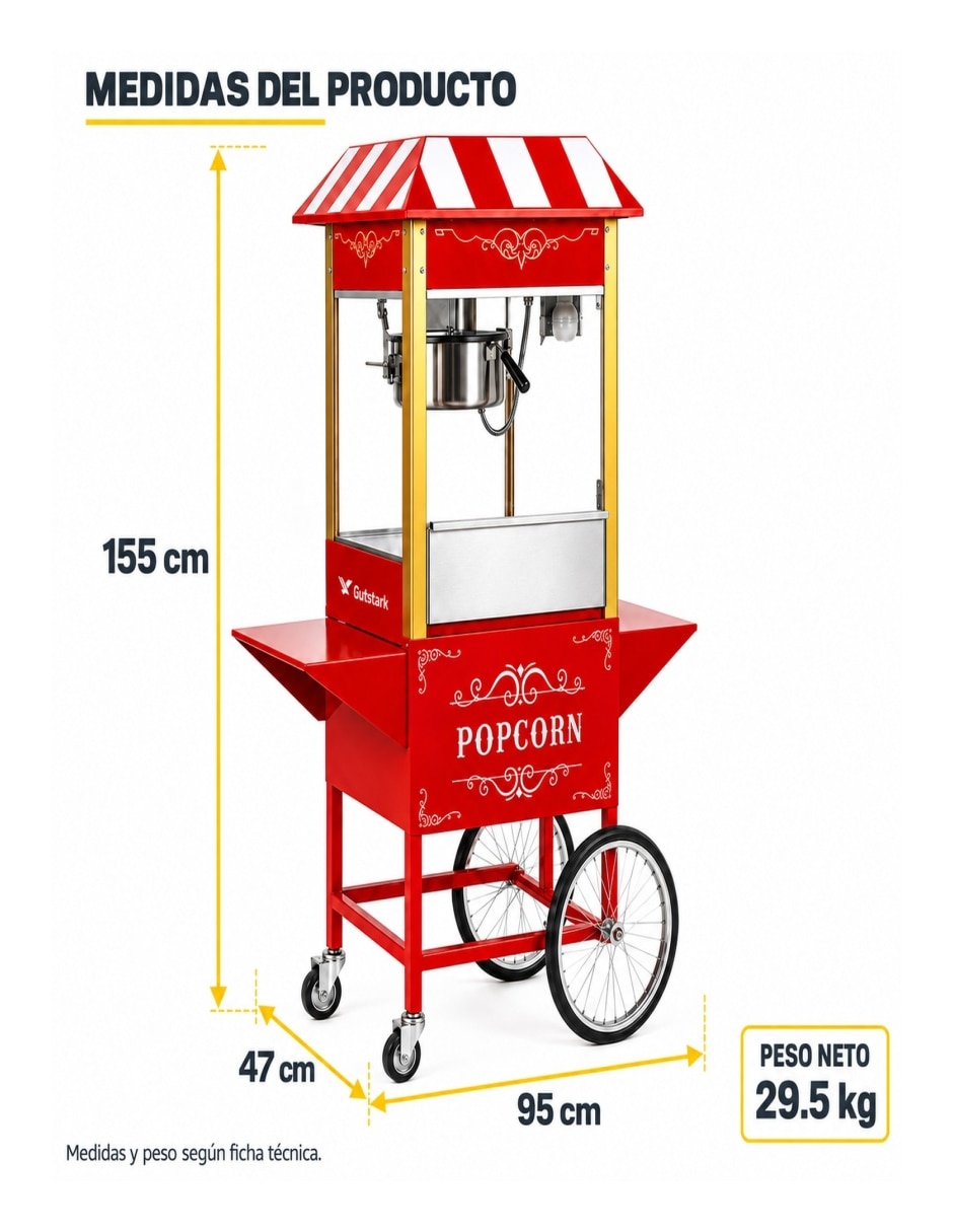 Máquina de palomitas 8