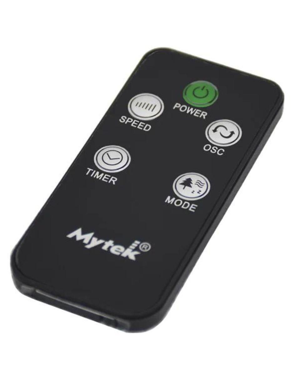 Ventilador de torre Mytek con control remoto 3 velocidades