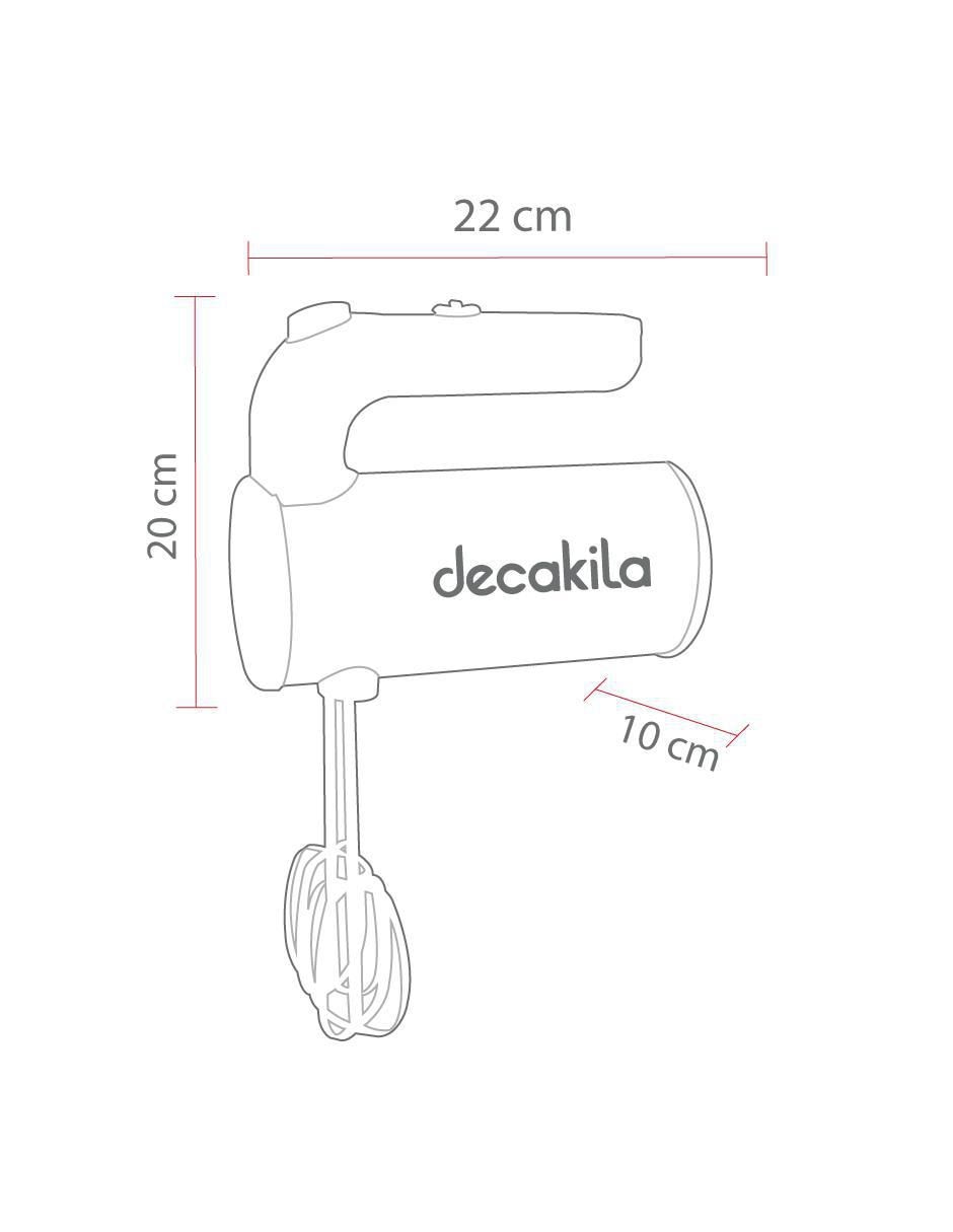 Batidora manual Decakila 7 velocidades Kmmx006B