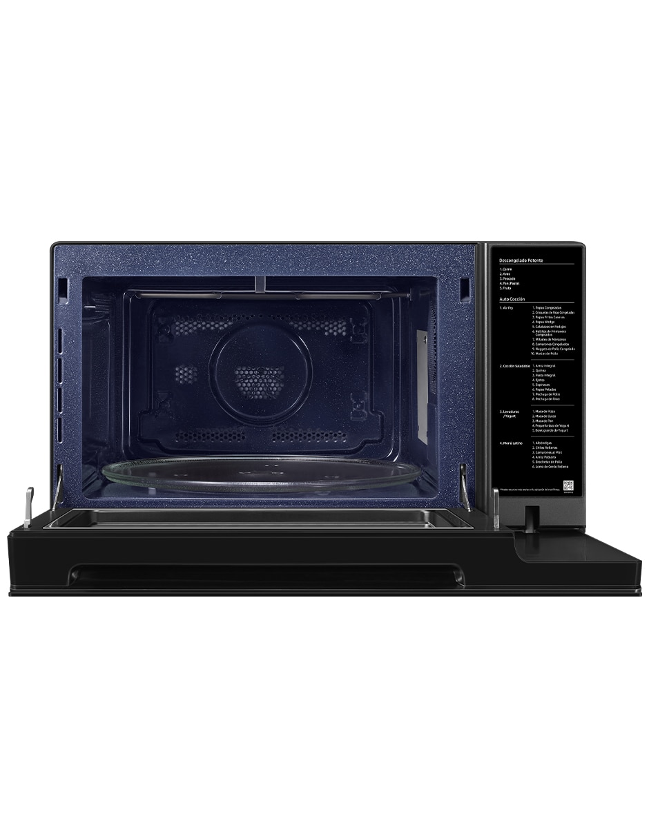 Horno de microondas de convección con grill Samsung modelo MC32DG7646CKAX 1.1 pies cúbicos