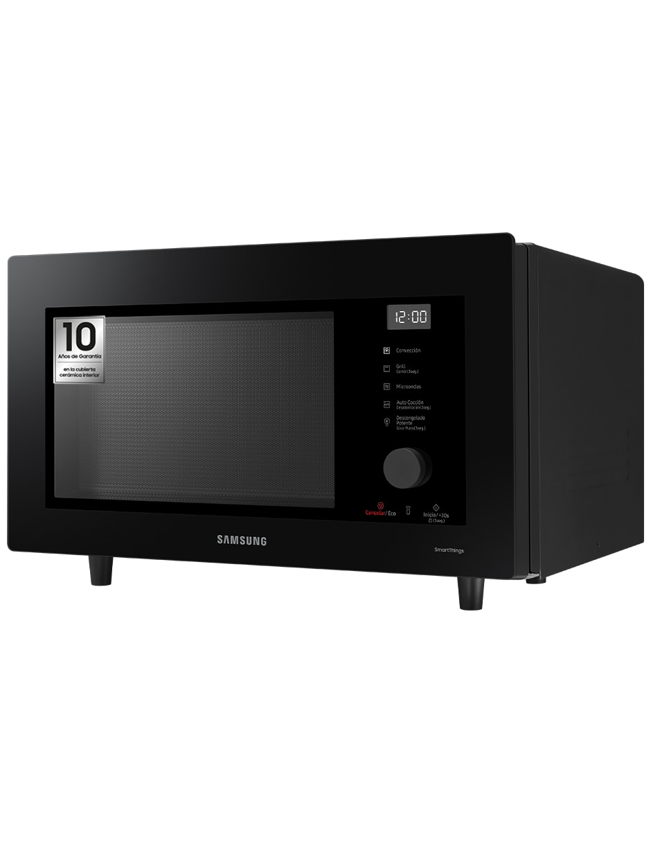 Horno de microondas de convección con grill Samsung modelo MC32DG7646CKAX 1.1 pies cúbicos