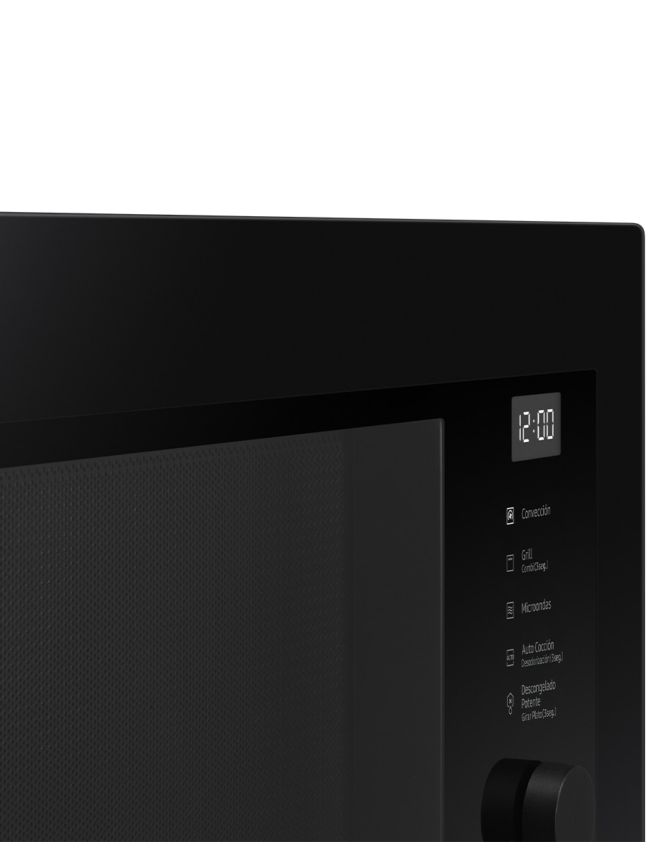 Horno de microondas de convección con grill Samsung modelo MC32DG7646CKAX 1.1 pies cúbicos