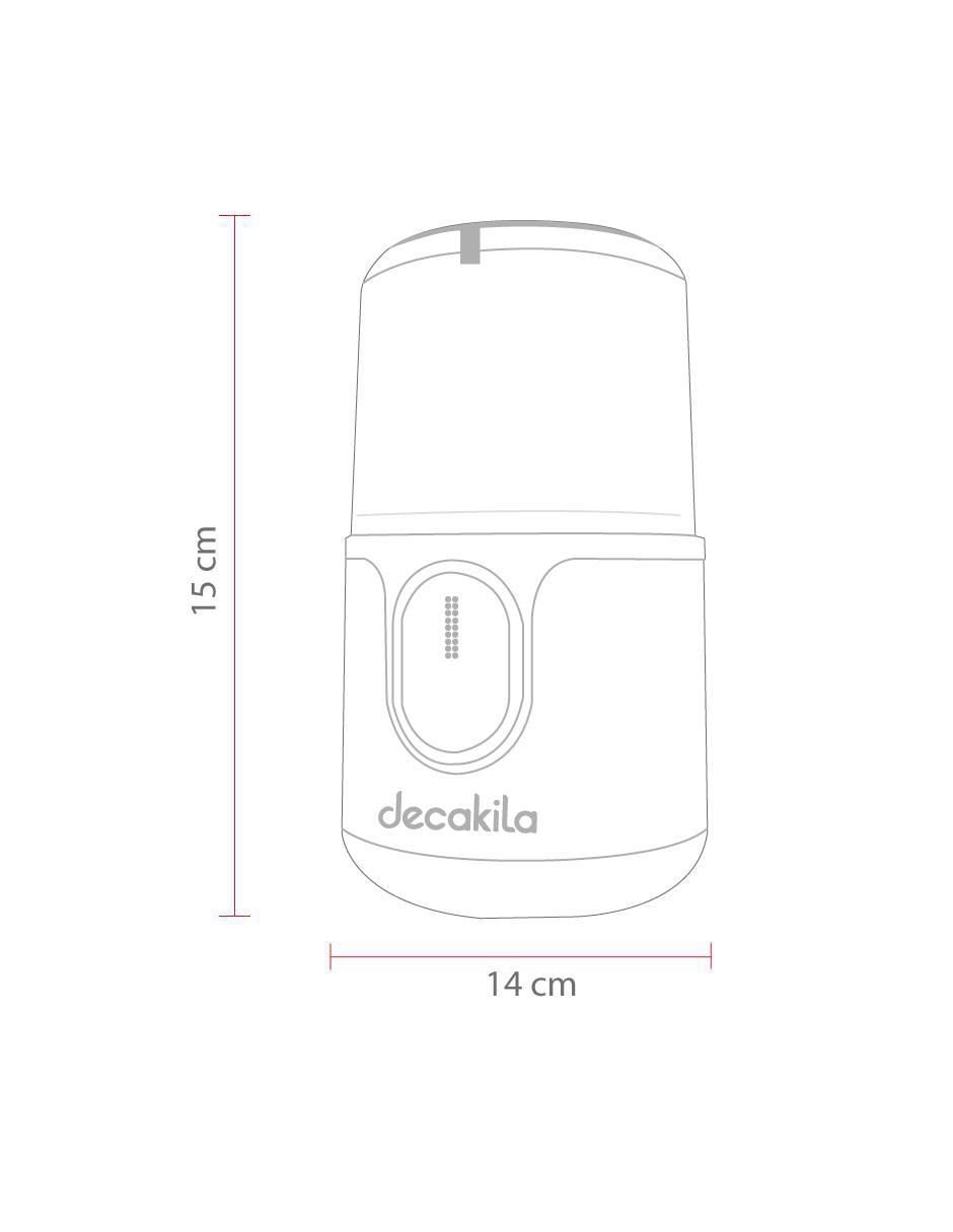Molino para café Decakila de acero inoxidable