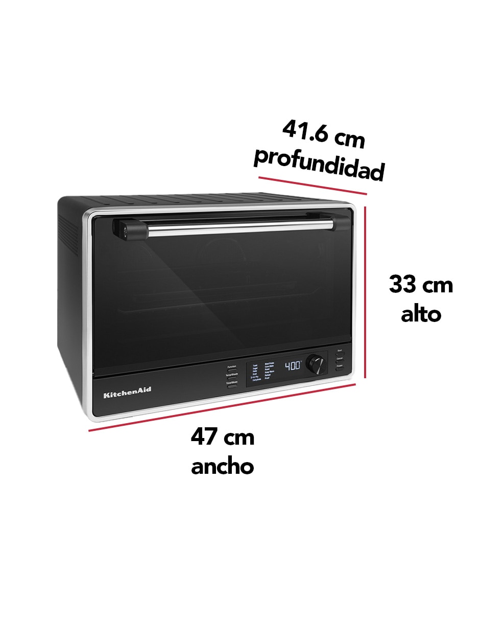 Horno eléctrico freidora KCO224LBM 28 L 6