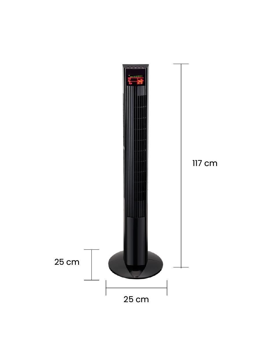 Ventilador de torre con control remoto 3 velocidades 6