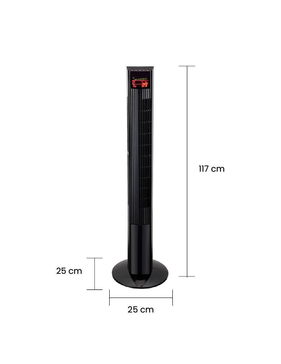Ventilador de torre con control remoto 3 velocidades 6