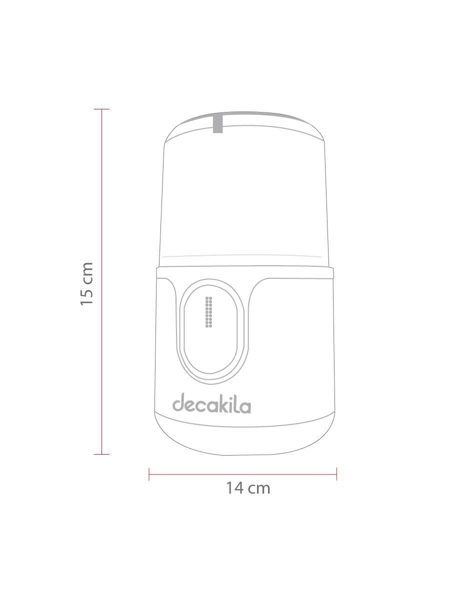 Molino para café Decakila de acero inoxidable