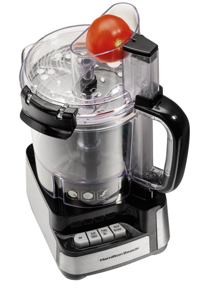 Procesador de alimentos Hamilton Beach cuchillas de acero inoxidable
