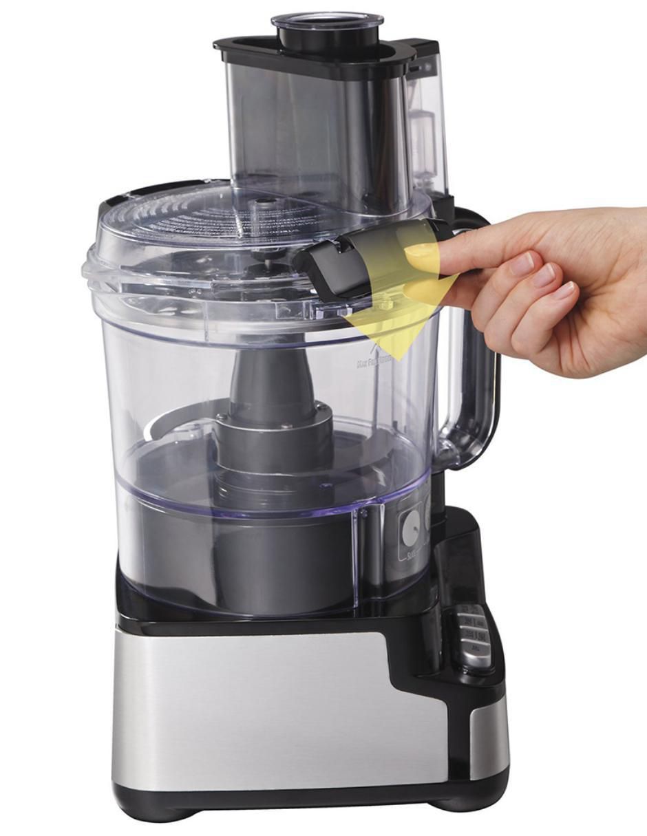 Procesador de alimentos Hamilton Beach cuchillas de acero inoxidable