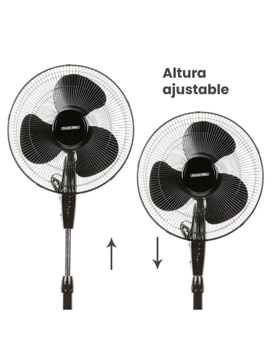 Ventilador de pedestal Proctor Silex 3 velocidades