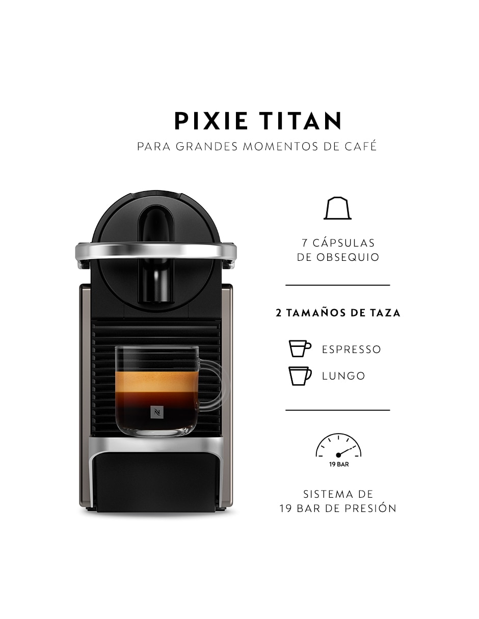 Cafetera multicápsulas pixie a4kc61-mx-tine2 4