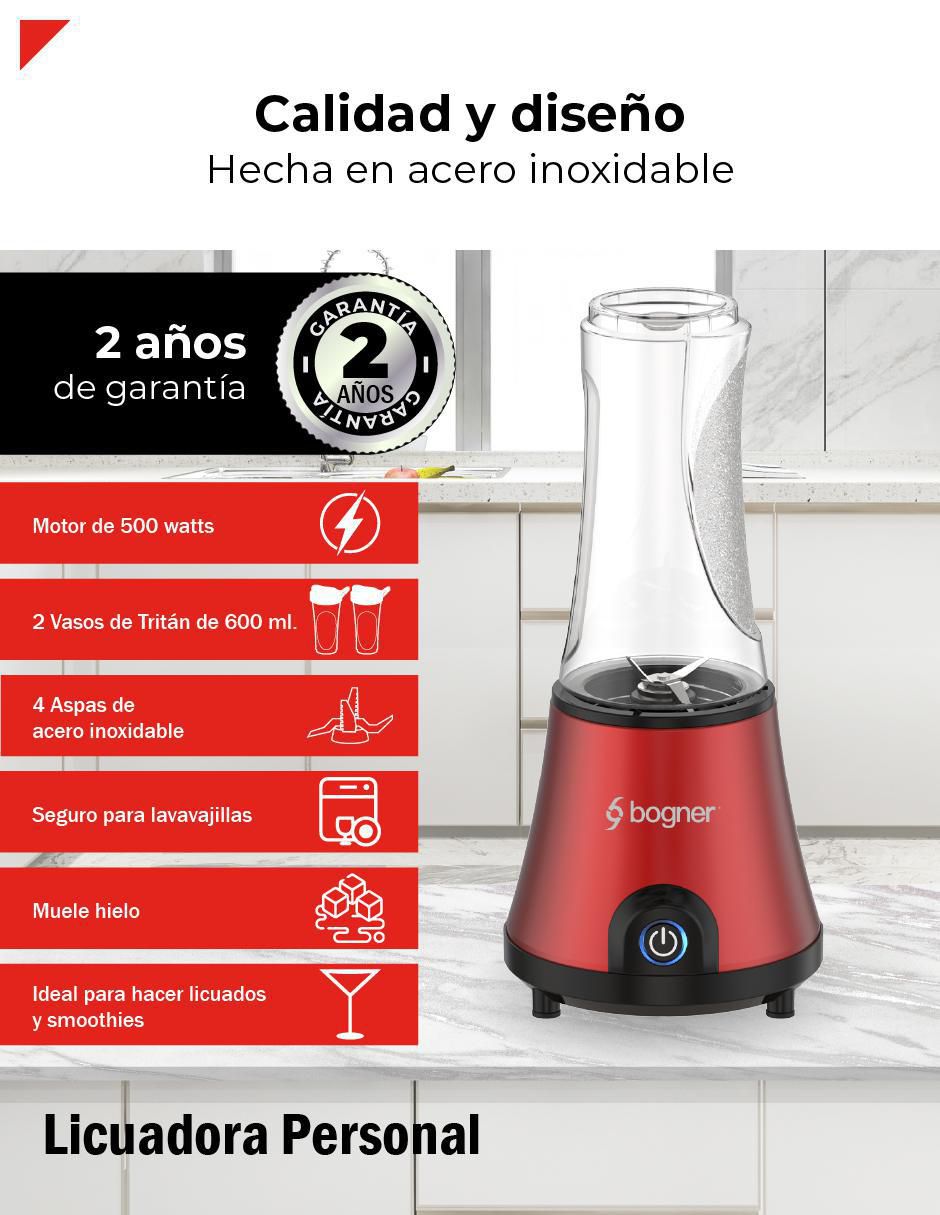 Combo licuadora Bogner BPB02 1 velocidad