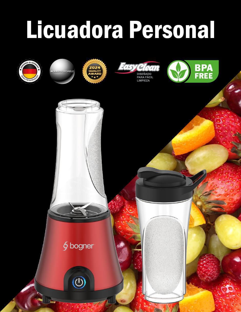 Combo licuadora Bogner BPB02 1 velocidad