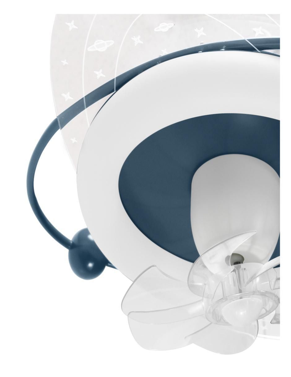 Ventilador de techo con control remoto 6 velocidades 4