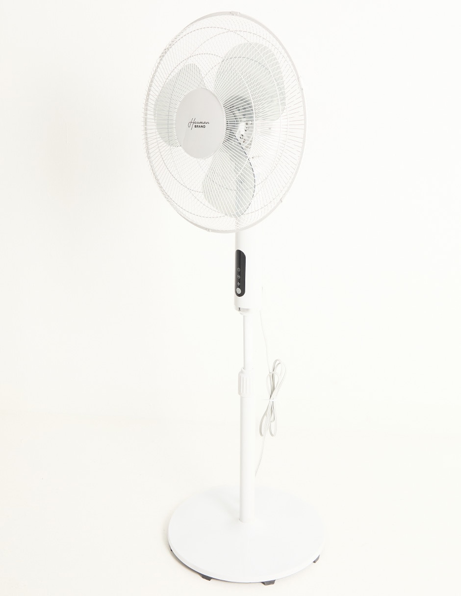 Ventilador de pedestal Heuman Brand con control remoto 3 velocidades