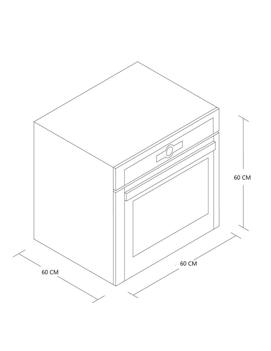 Horno eléctrico Odipo Motrix 60 l