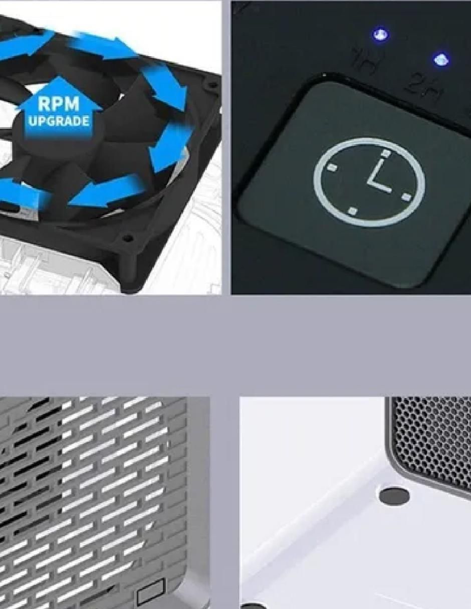 Calefactor portátil eléctrico Kadabrah de 400 V