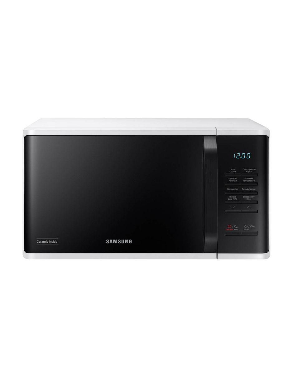 Horno de microondas convencional Samsung modelo MS-23K3513AW de 0.8 pies cúbicos