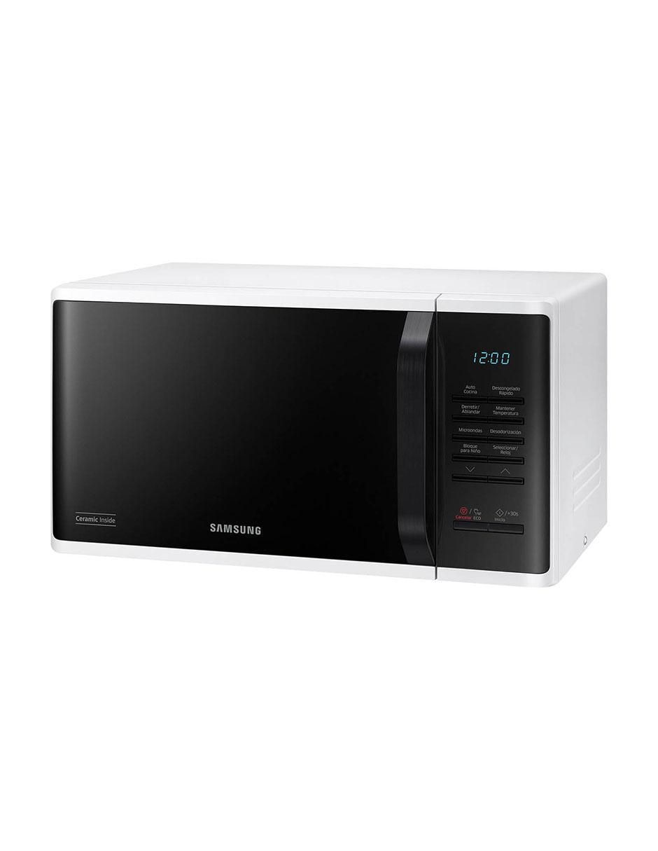 Horno de microondas convencional Samsung modelo MS-23K3513AW de 0.8 pies cúbicos