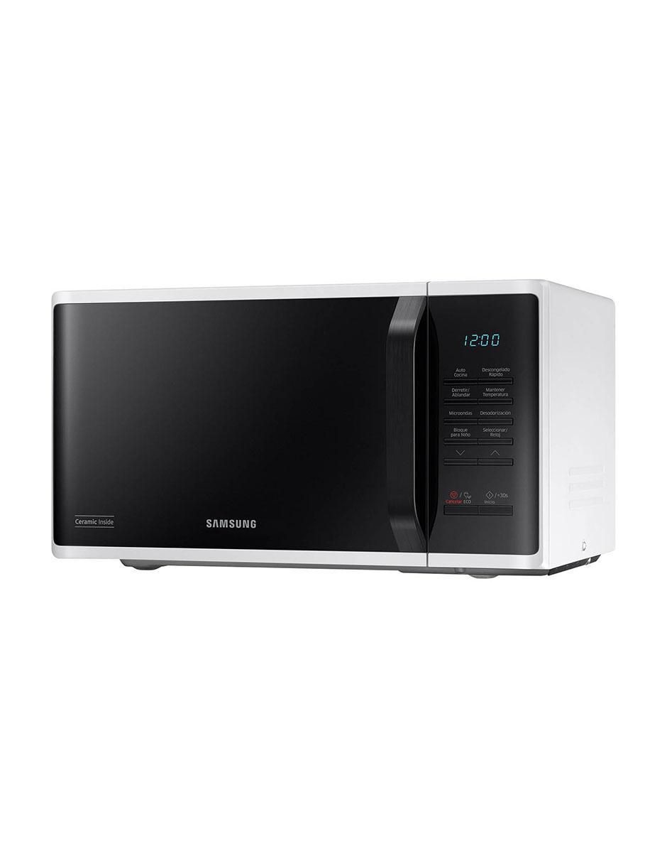 Horno de microondas convencional Samsung modelo MS-23K3513AW de 0.8 pies cúbicos