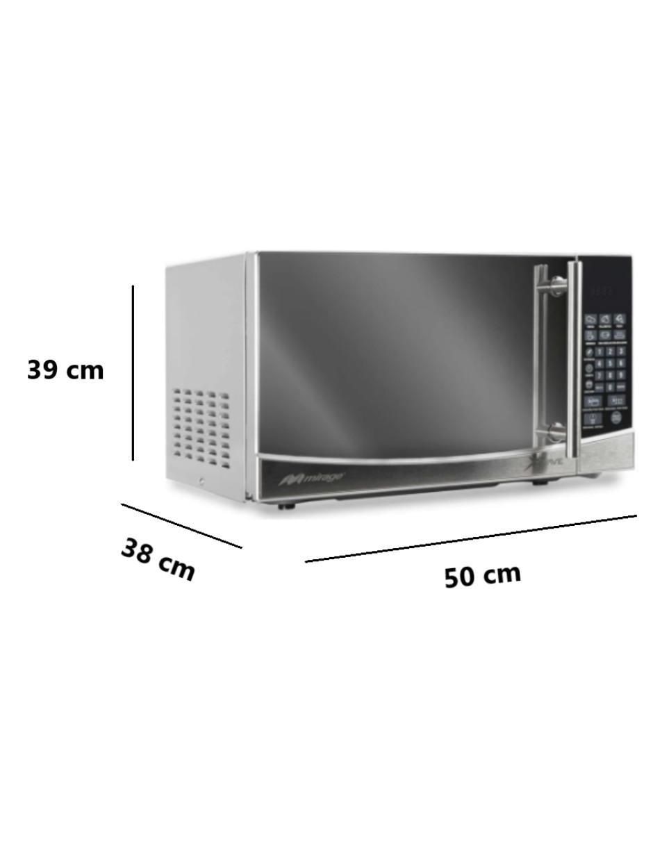 Horno de microondas convencional modelo MWD020E-PLATA de 0.7 pies cúbicos 5