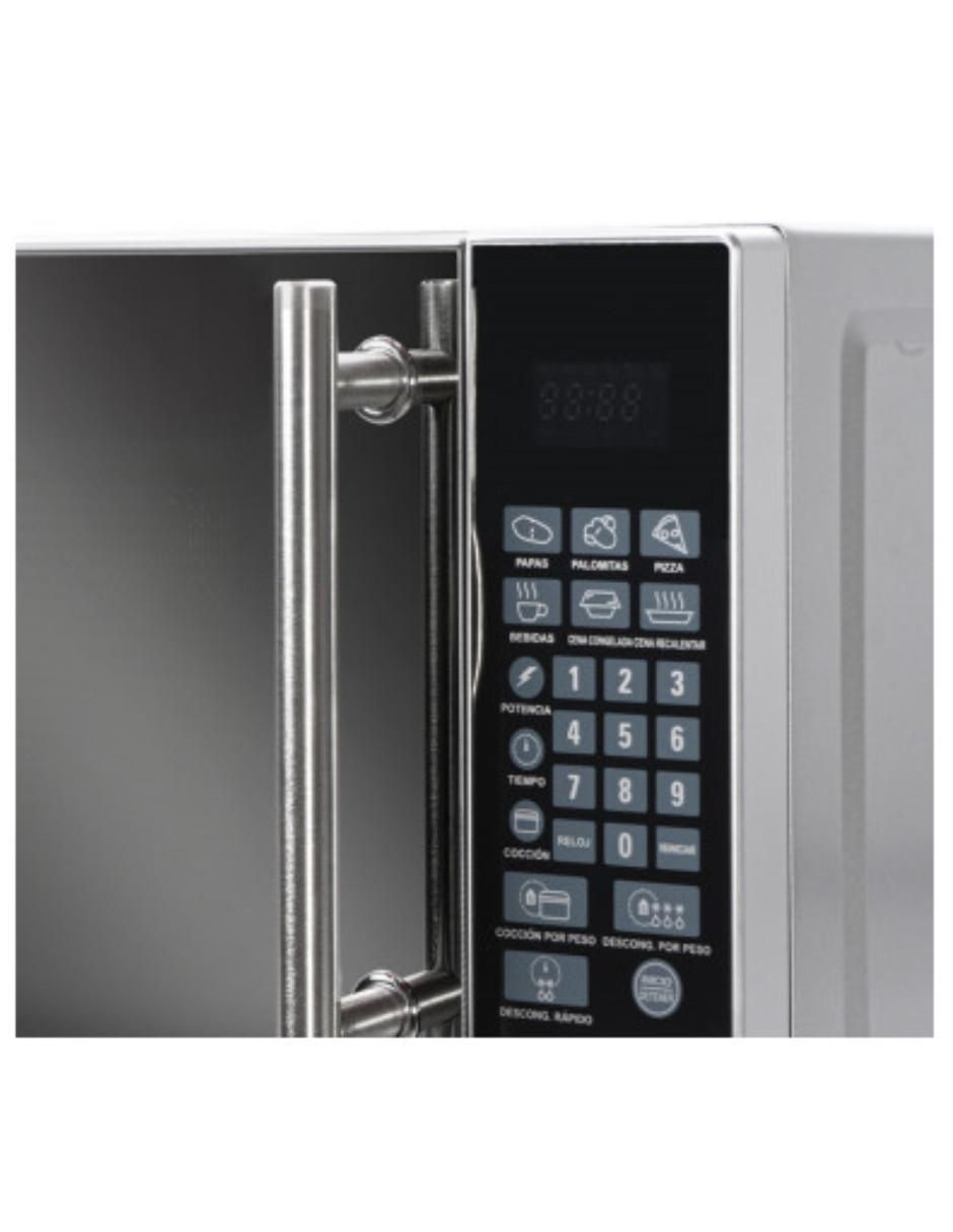 Horno de microondas convencional modelo MWD020E-PLATA de 0.7 pies cúbicos