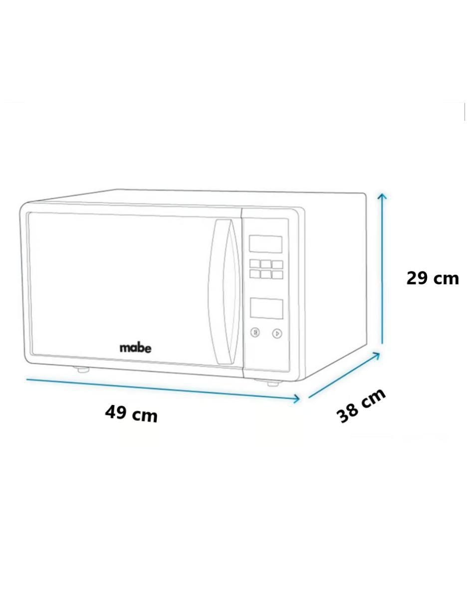 Horno de microondas de convección modelo HMM70SEJ de 0.7 pies cúbicos 5