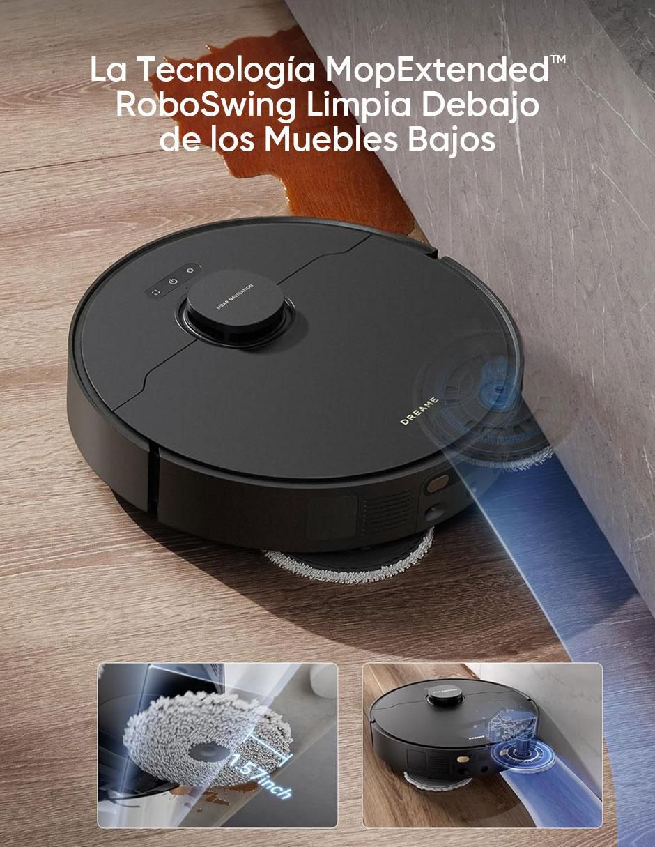 Aspiradora robot Dreametech x40 ultra 300 ml