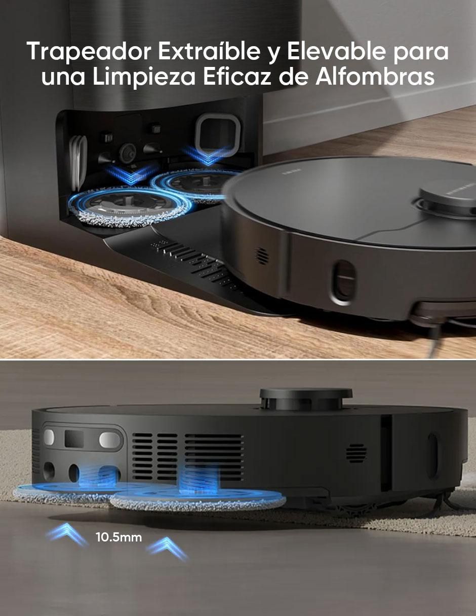 Aspiradora robot Dreametech x40 ultra 300 ml