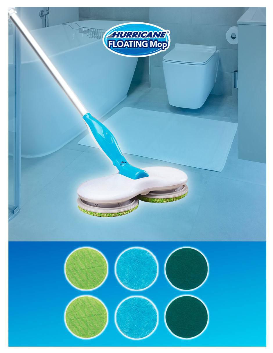 Trapeador multifuncional eléctrico Hurricane Floating Mop