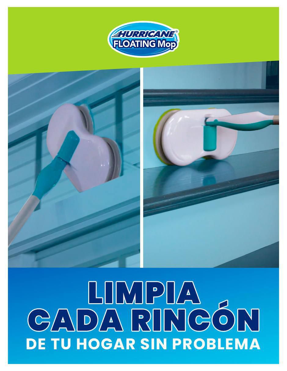 Trapeador multifuncional eléctrico Hurricane Floating Mop
