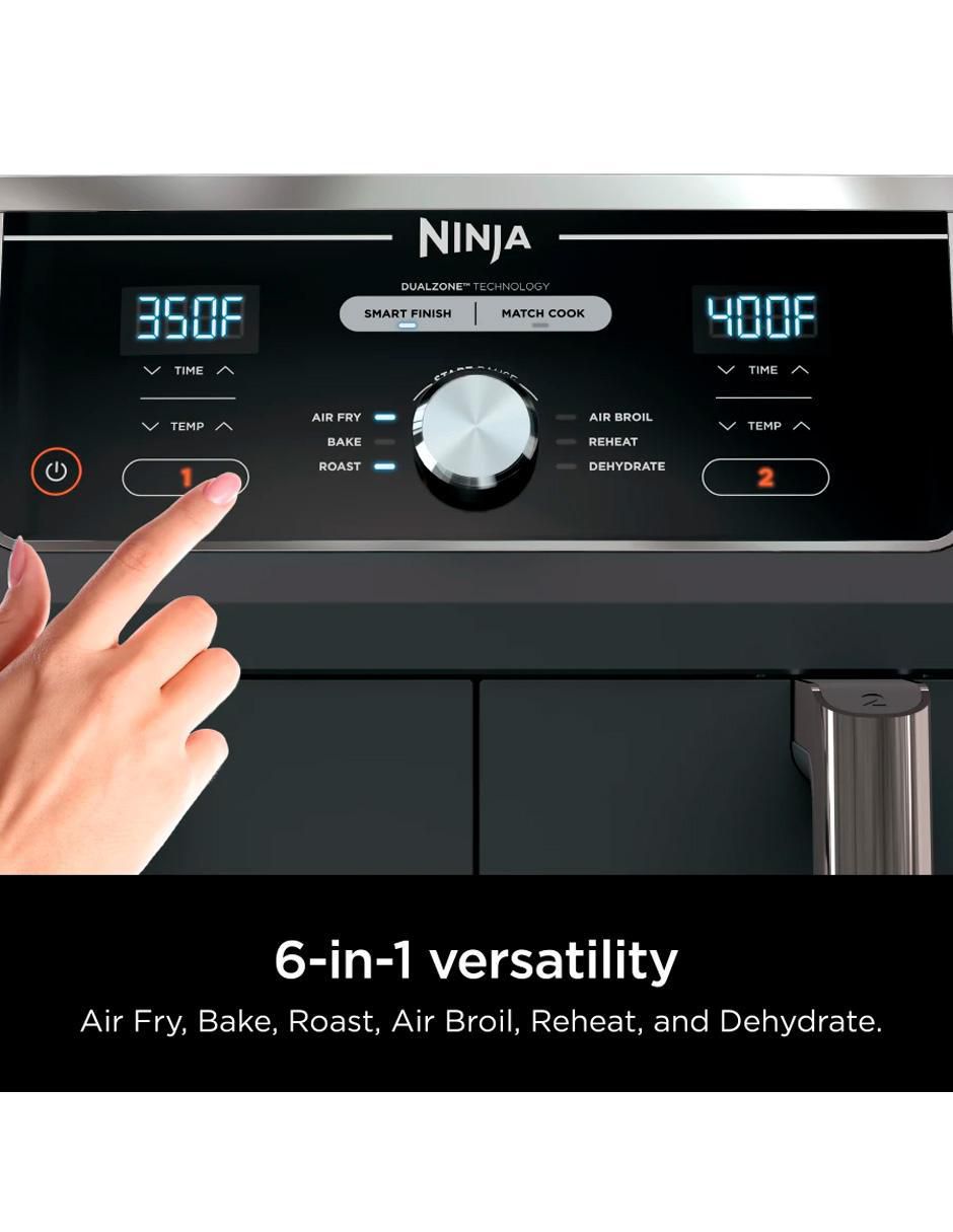 Freidora de aire con compartimento doble Ninja 9.5 L Dz401