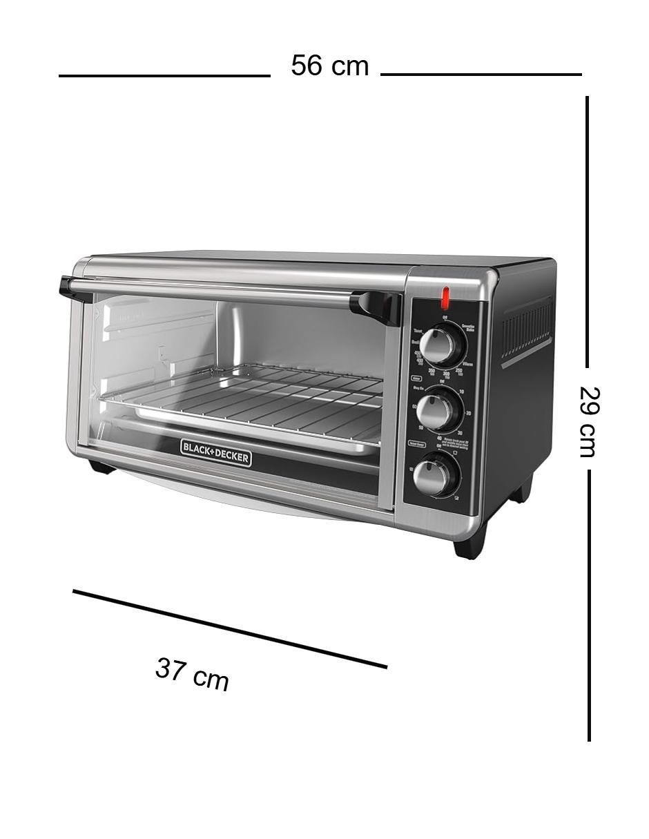 Horno tostador Black & Decker TO3250XSB Convección Extra Ancho 12 L 4