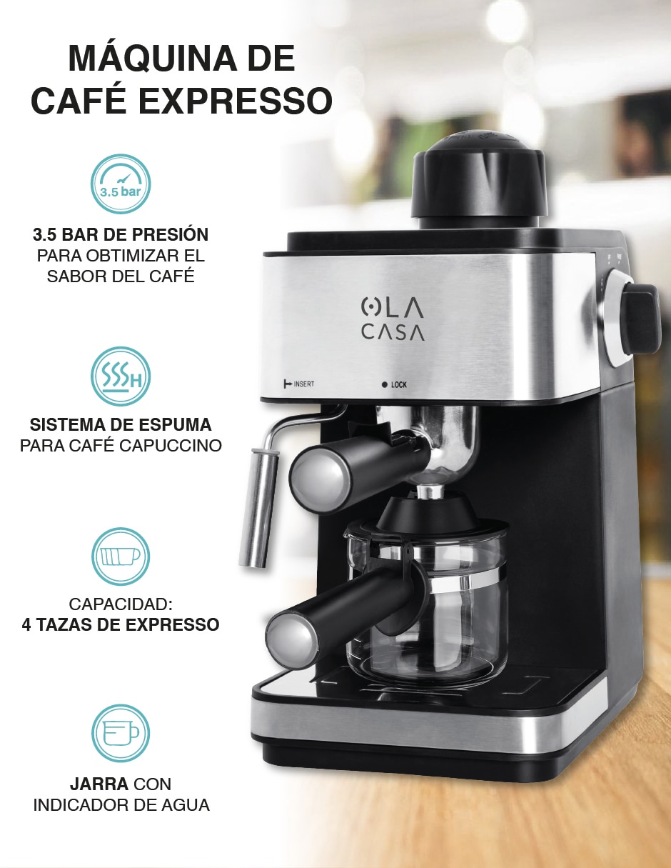 Cafetera de goteo cafetera espresso y cappuccino cafetera electrica 4