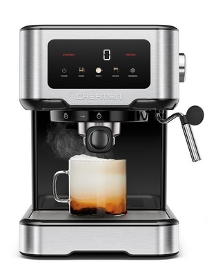 Cafetera espresso Chefman rj54-ss-15-d-mx