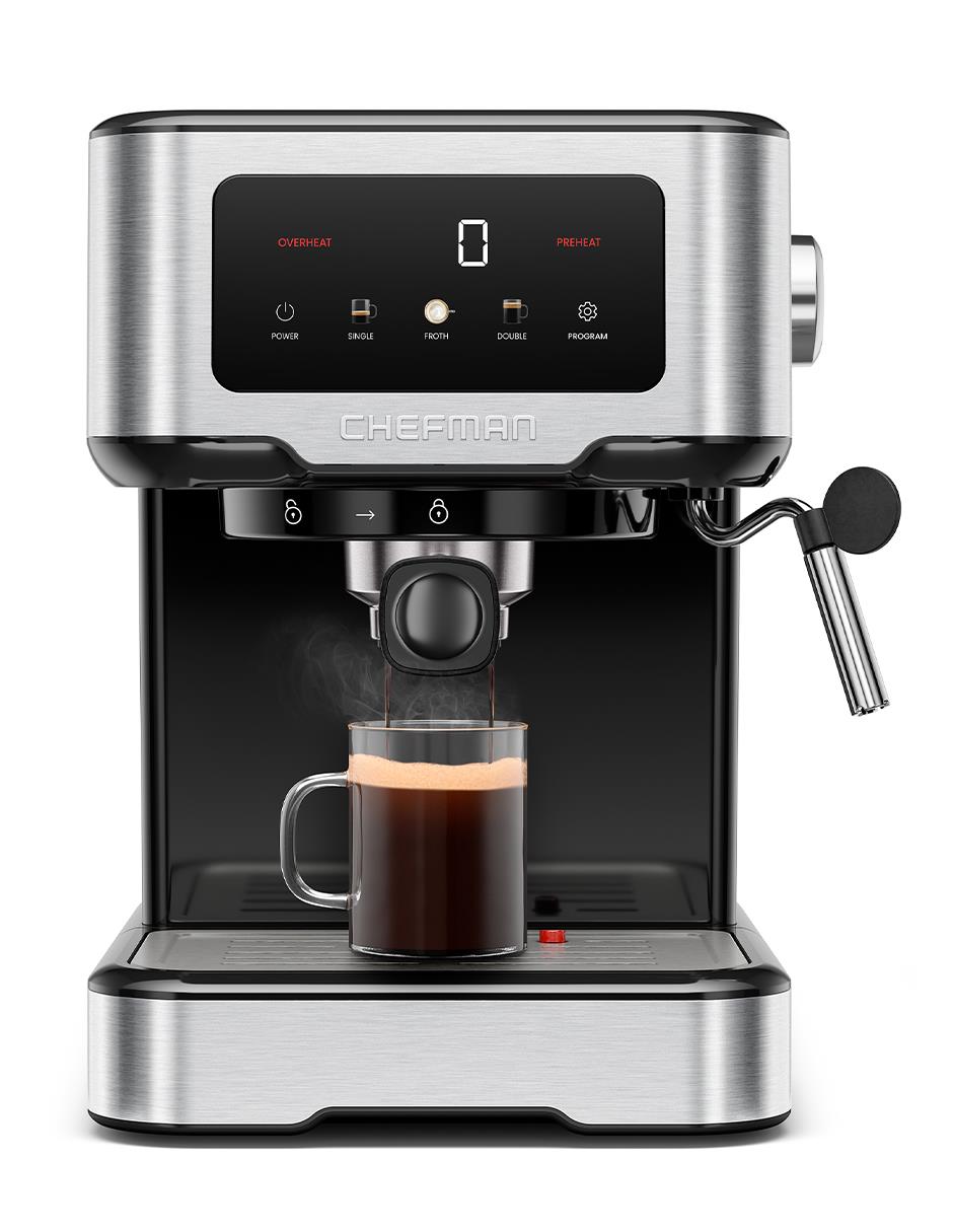 Cafetera espresso Chefman rj54-ss-15-d-mx