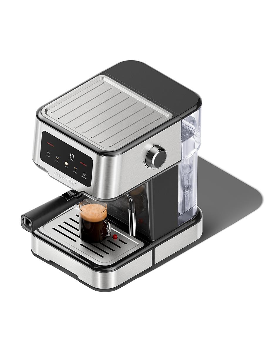 Cafetera espresso Chefman rj54-ss-15-d-mx