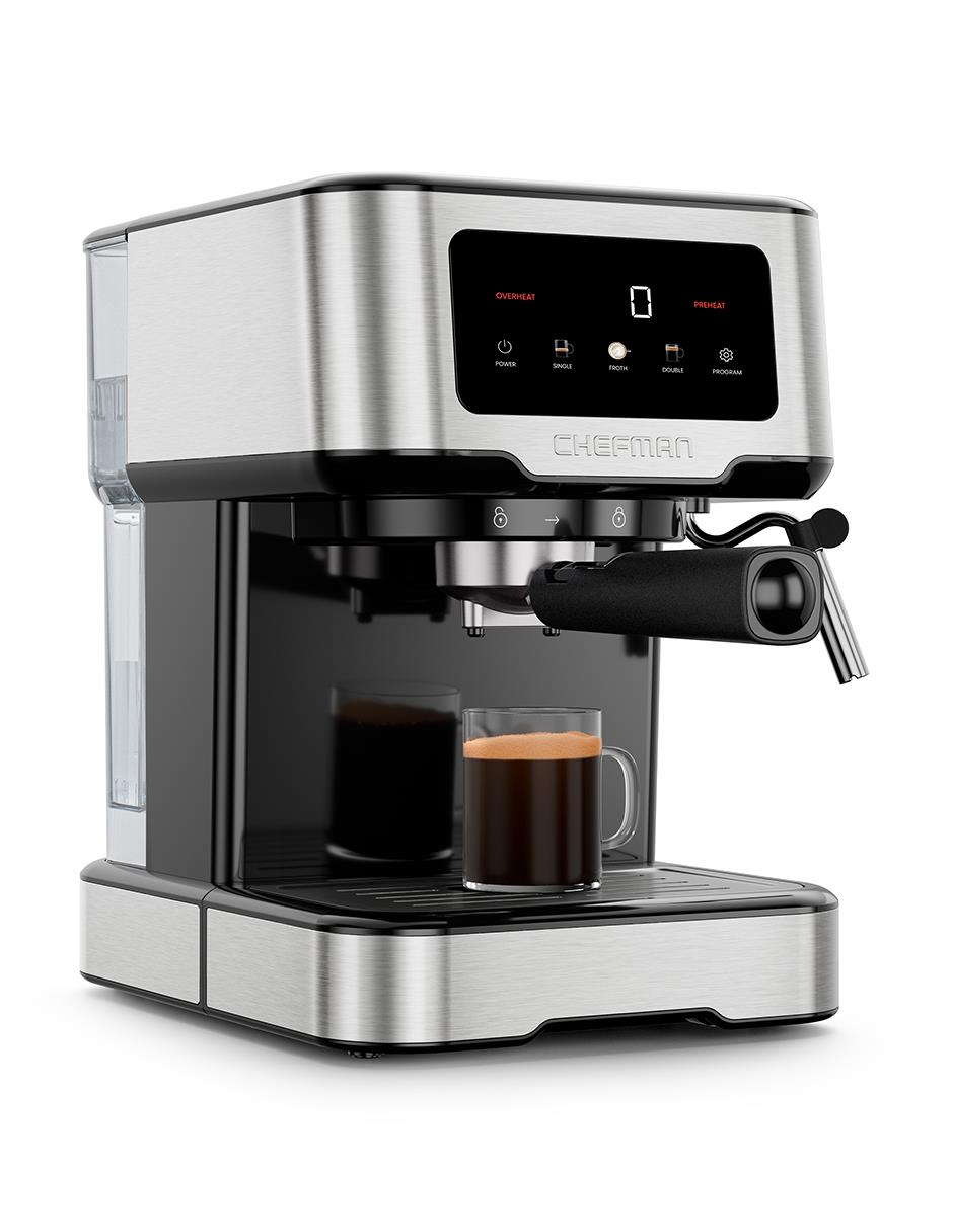 Cafetera espresso Chefman rj54-ss-15-d-mx