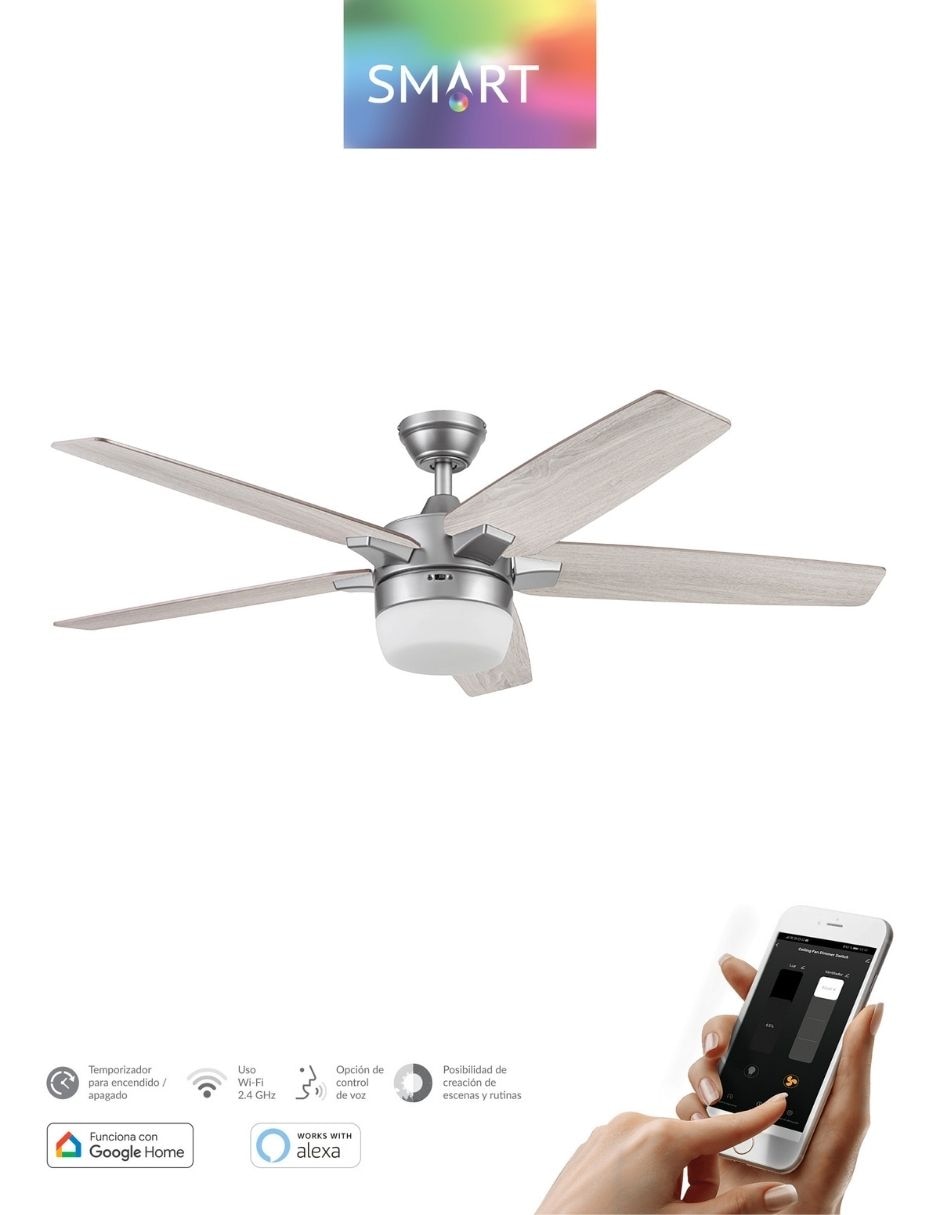 Ventilador de techo Coolfan con control remoto 3 velocidades